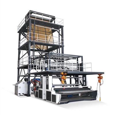 Машина за раздуване на трислойно екструдирано фолио